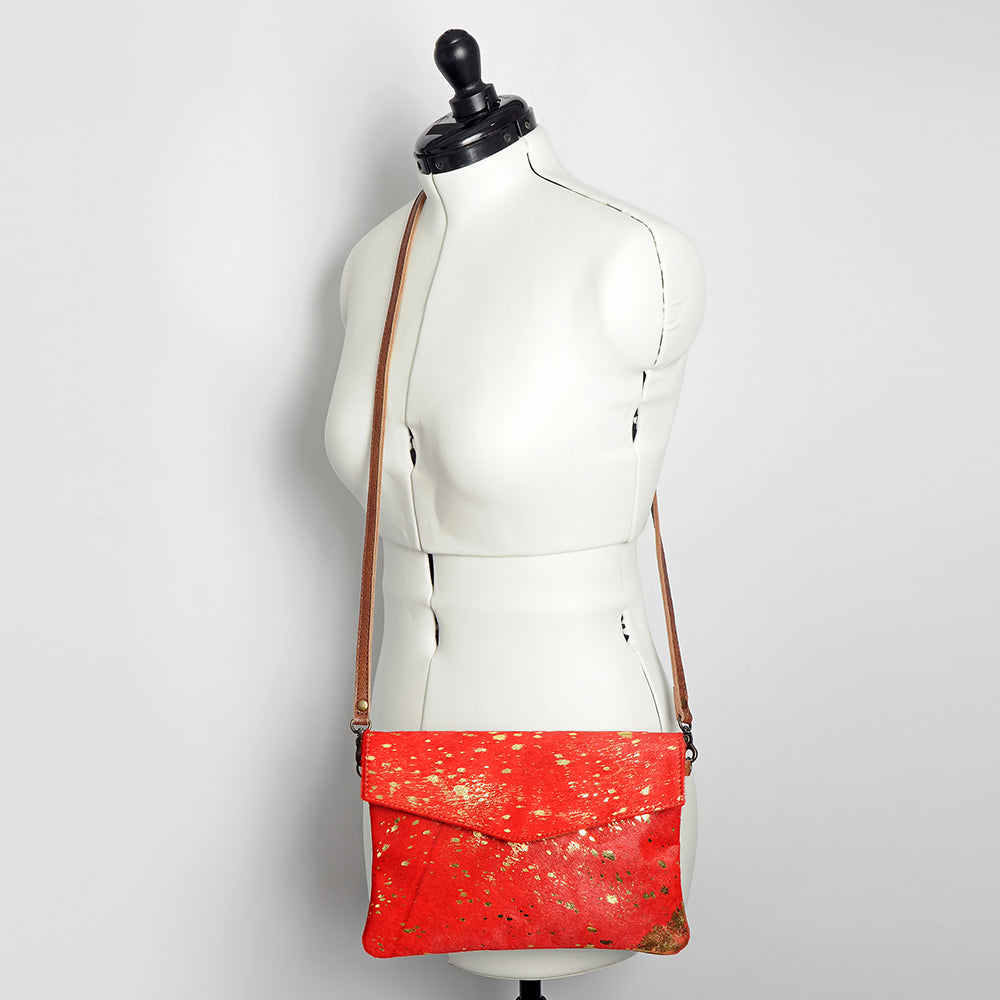 American Darling Envelope Hair on Genuine Leather Western Women Bag Handbag Purse | for Cute