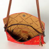 American Darling ADBGS178Q Envelope Hair On Genuine Leather Women Bag Western Handbag Purse