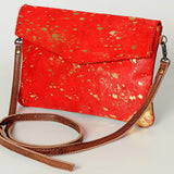 American Darling Envelope Hair on Genuine Leather Western Women Bag Handbag Purse | for Cute