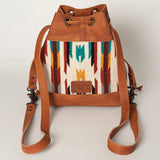 American Darling Cross Body Hand Tooled Saddle Blanket Hair On Genuine Leather Western Women Bag Handbag Purse Crossbody Cute