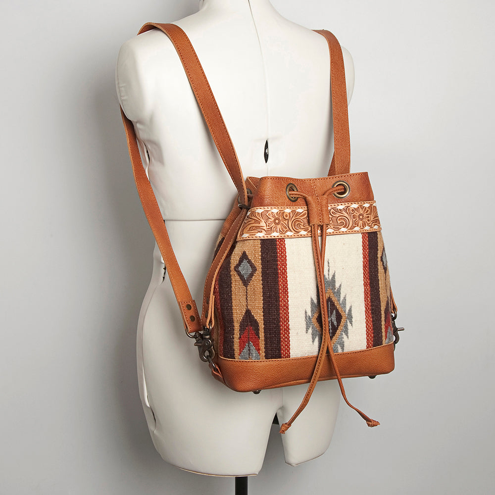 American Darling Cross Body Hand Tooled Saddle Blanket Hair On Genuine Leather Western Women Bag Handbag Purse Crossbody Cute