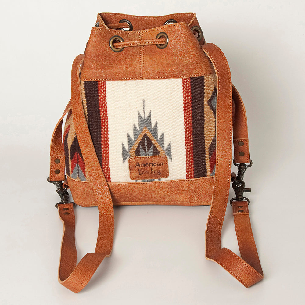 American Darling Cross Body Hand Tooled Saddle Blanket Hair On Genuine Leather Western Women Bag Handbag Purse Crossbody Cute