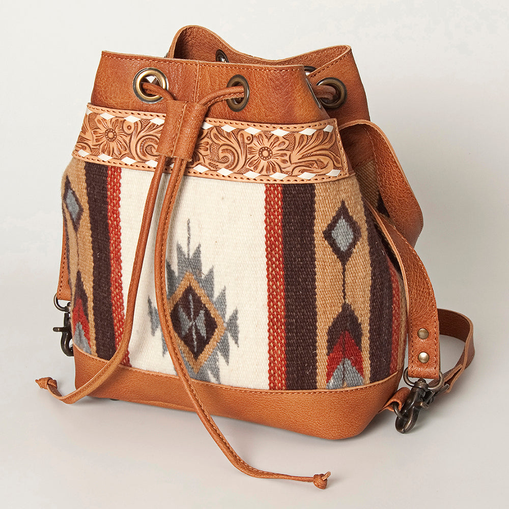 American Darling Cross Body Hand Tooled Saddle Blanket Hair On Genuine Leather Western Women Bag Handbag Purse Crossbody Cute
