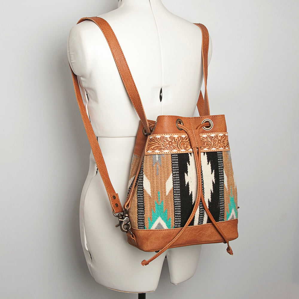 American Darling Cross Body Hand Tooled Saddle Blanket Hair On Genuine Leather Western Women Bag Handbag Purse Crossbody Cute