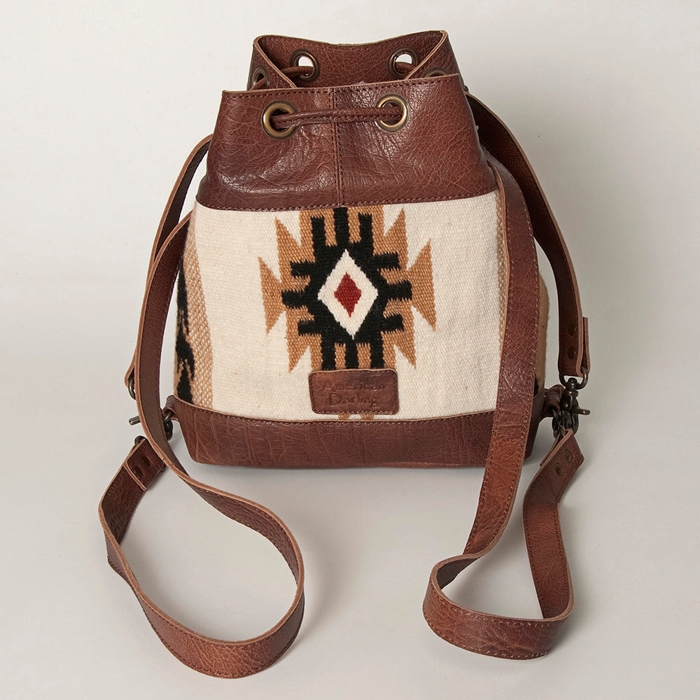 American Darling Cross Body Hand Tooled Saddle Blanket Hair On Genuine Leather Western Women Bag Handbag Purse Crossbody Cute