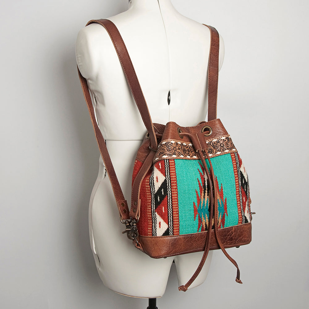 American Darling Cross Body Hand Tooled Saddle Blanket Hair On Genuine Leather Western Women Bag Handbag Purse Crossbody Cute