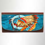 American Darling Wallet Hair on Full Grain Genuine Leather Western Women Bag | Handbag Purse Travel Clutch