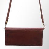 American Darling Wallet Hair on Full Grain Genuine Leather Western Women Bag | Handbag Purse Travel Clutch