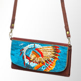 American Darling Wallet Hair on Full Grain Genuine Leather Western Women Bag | Handbag Purse Travel Clutch