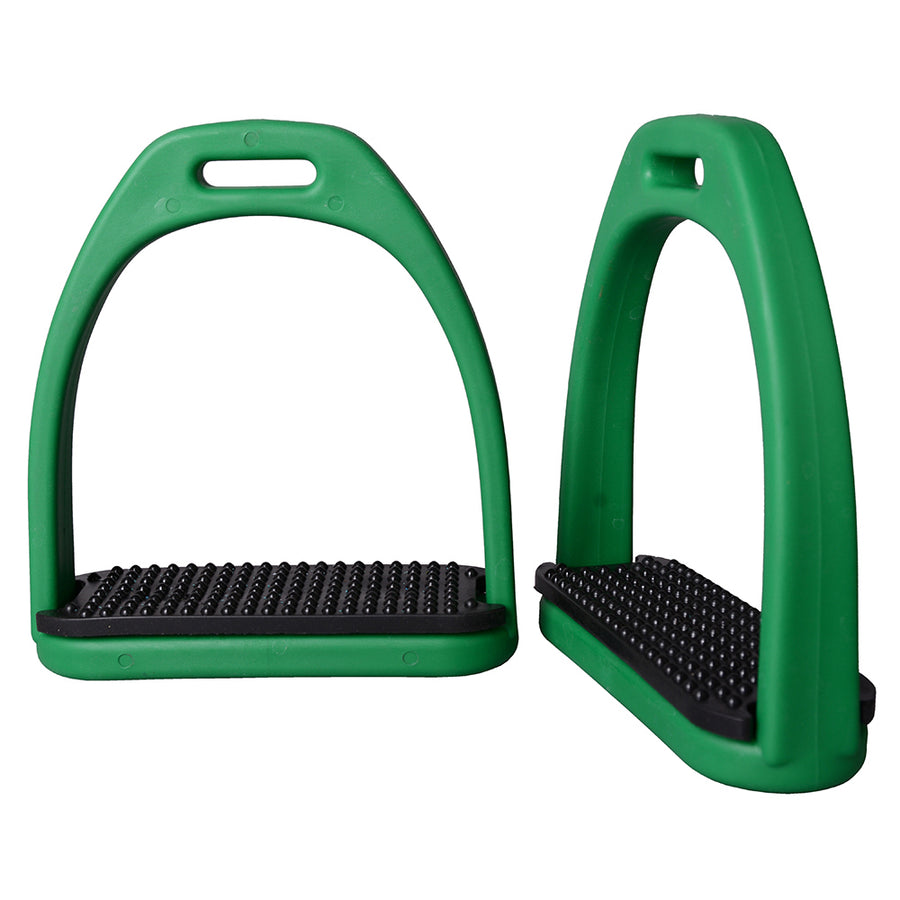 HILASON Western Horse Riding Saftey Saddle Plastic Stirrups Non Slip Tread