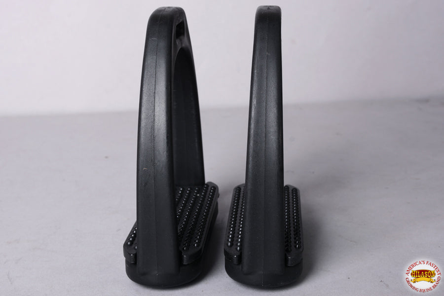 HILASON Western Horse Riding Saftey Saddle Plastic Stirrups Non Slip Tread