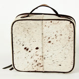 American Darling Jewelry Case Hand Tooled Hair-On Genuine Leather Western Women Bag | Organizer Box for Travel