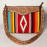 American Darling Cross Body Saddle Blanket Genuine Leather Western Women Bag Handbag Purse | Crossbody for Cute