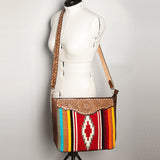 American Darling Cross Body Saddle Blanket Genuine Leather Western Women Bag Handbag Purse | Crossbody for Cute