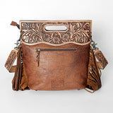 American Darling ADBGS146X Clutch Hand Tooled Saddle Blanket Genuine Leather Women Bag Western Handbag Purse