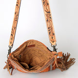 American Darling Cross Body Hand Tooled Saddle Blanket Genuine Leather Women Bag Western Handbag Purse