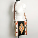 American Darling Cross Body Hand Tooled Saddle Blanket Hair On Genuine Leather Western Women Bag Handbag Purse Crossbody Cute