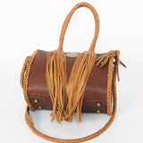 American Darling Duffel Hair On Genuine Leather Western Women Bag | Handbag Duffle Weekend Travel Bags for