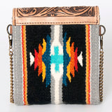 American Darling Cross Body Hand Tooled Hair on Genuine Leather Western Women Bag Handbag Purse | Crossbody for Cute