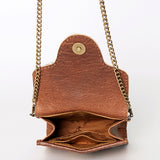 American Darling Cross Body Hand Tooled Hair on Genuine Leather Western Women Bag Handbag Purse | Crossbody for Cute