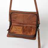 American Darling ADBG485AA Organiser Hand Tooled Genuine Leather Women Bag Western Handbag Purse