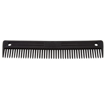 Hilason 9 inch Plastic Animal Comb Color Black