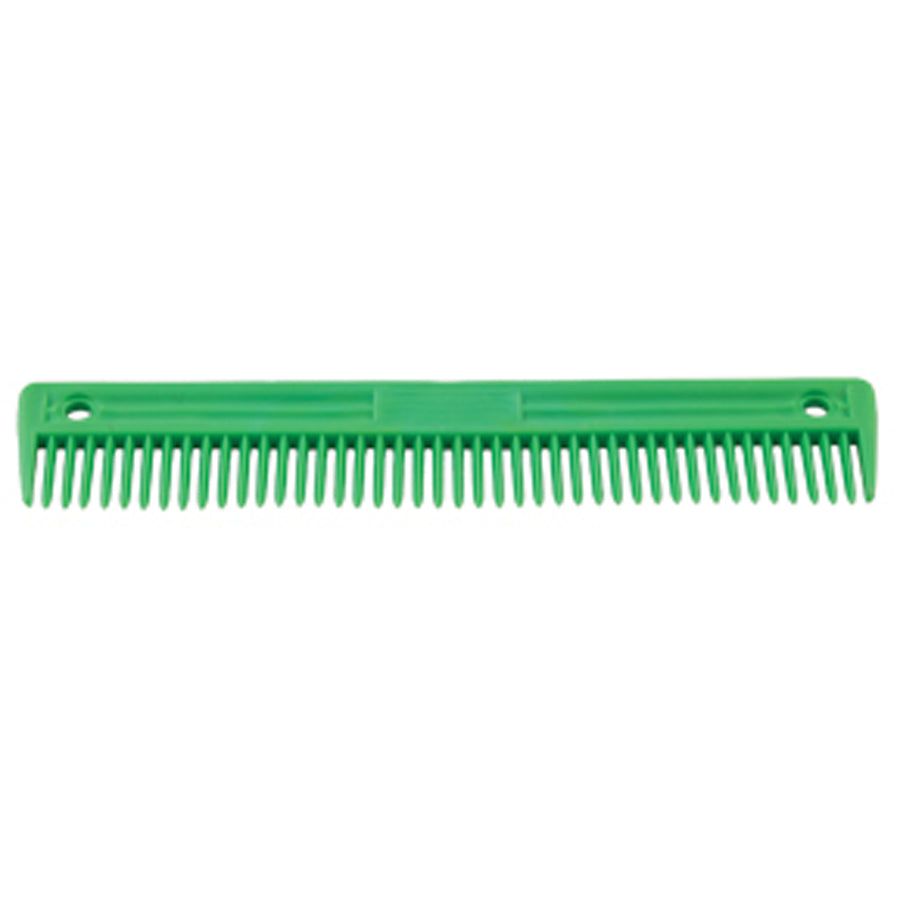 Green plastic mane comb - Uhorse