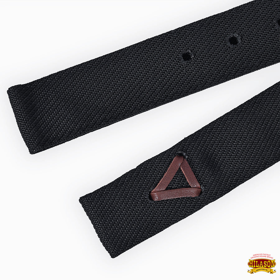 HILASON Premium Single Nylon Cinch Tie Strap and Off Billet Set | Saddle