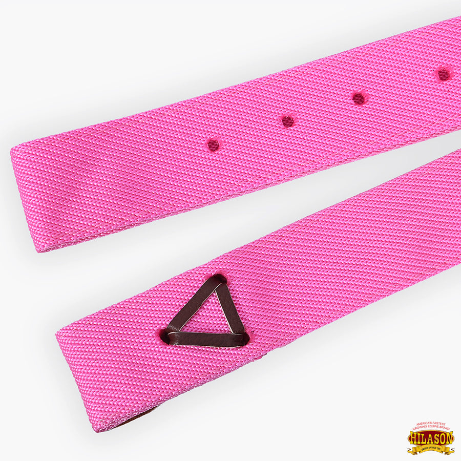 HILASON Premium Single Nylon Cinch Tie Strap and Off Billet Set | Saddle