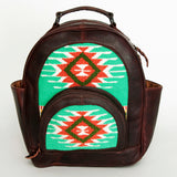 American Darling Backpack Saddle Blanket Genuine Leather Women Bag Western Handbag Purse