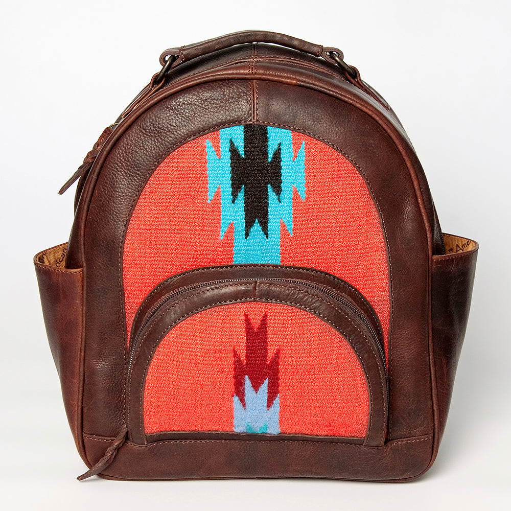 American Darling Backpack Saddle Blanket Genuine Leather Women Bag Western Handbag Purse