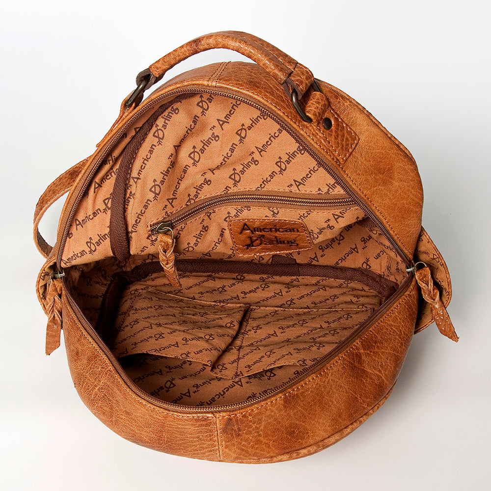 American Darling Backpack Saddle Blanket Genuine Leather Women Bag Western Handbag Purse