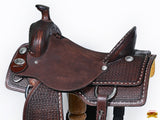 Western Horse Saddle Leather Ranch Roping Cowboy Hilason