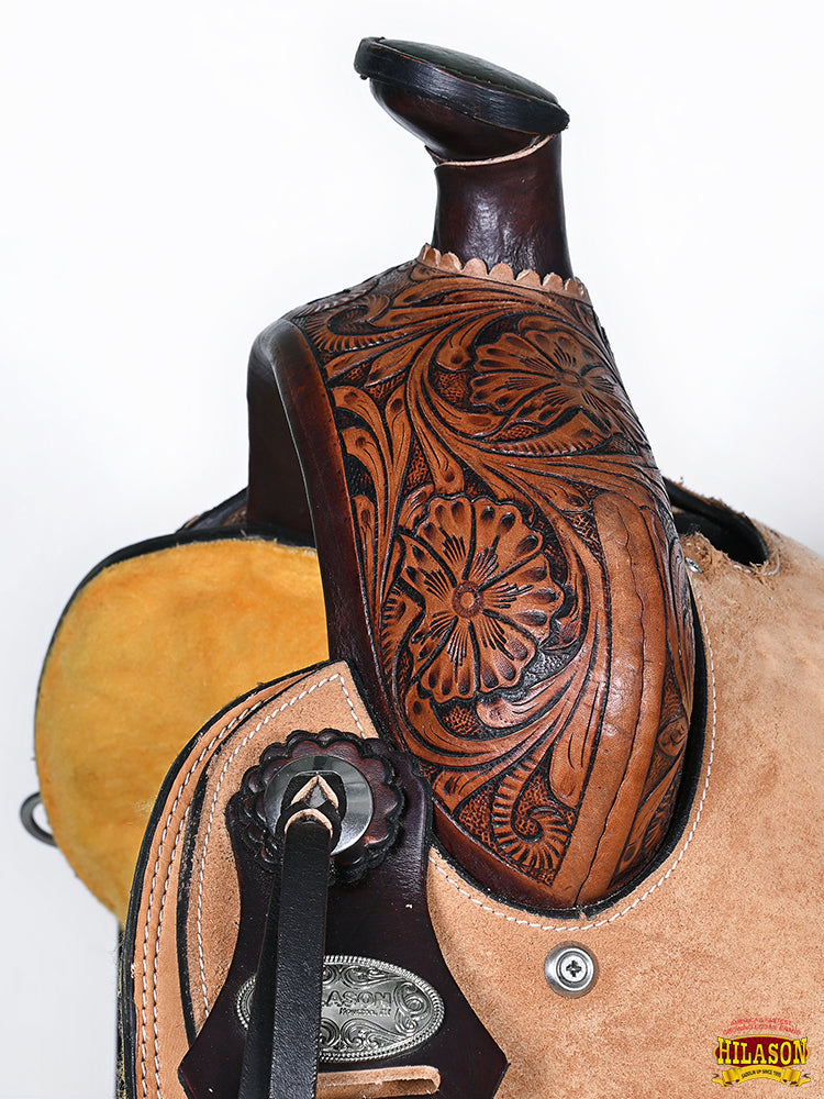 Western Horse Saddle Leather Ranch Roping Cowboy Hilason