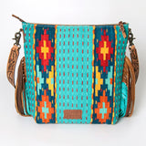 American Darling Cross Body Hand Tooled Saddle Blanket Genuine Leather Western Women Bag Handbag Purse | Crossbody for Cute