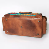 American Darling Duffel Saddle Blanket Genuine Leather Women Bag Western Handbag Purse| Handbag | Leather Duffel Bag