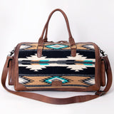 American Darling ADBG605C Duffel Saddle Blanket Genuine Leather Women Bag Western Handbag Purse
