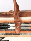 American Darling ADBG605F Duffel Saddle Blanket Genuine Leather Women Bag Western Handbag Purse