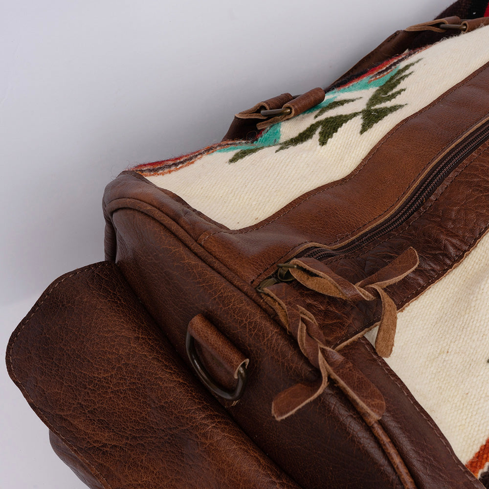 American Darling Duffel Saddle Blanket Genuine Leather Women Bag Western Handbag Purse| Handbag | Leather Duffel Bag