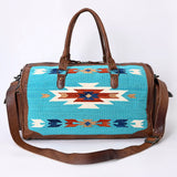 American Darling ADBG605H Duffel Saddle Blanket Genuine Leather Women Bag Western Handbag Purse