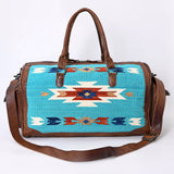 American Darling Duffel Saddle Blanket Genuine Leather Women Bag Western Handbag Purse| Handbag | Leather Duffel Bag
