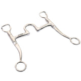 Bar H Equine Stainless Steel Grazing 6.7 Inches Shank Horse Mouth Bit | Bits for Horses Snaffle and bridles