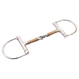 Bar H Equine Stainless Steel Briken Mouth Copper D Ring Racing Snaffle