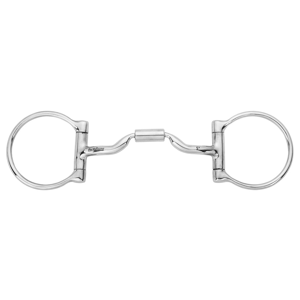 BAR H EQUINE D-Ring Western Correction Bit with Low Port & Copper Inlays