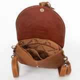 American Darling ADBGK129A Messenger Hand Tooled Genuine Leather Women Bag Western Handbag Purse