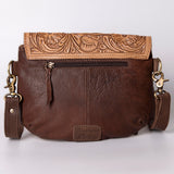 American Darling Messenger Hand Tooled Genuine Leather Western Women Bag Handbag Purse | Cute