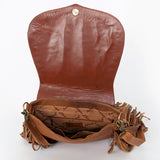 American Darling Messenger Hand Tooled Genuine Leather Women Bag Western Handbag Purse