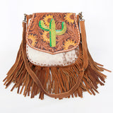 American Darling Messenger Hand Tooled Genuine Leather Women Bag Western Handbag Purse