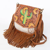 American Darling Messenger Hand Tooled Genuine Leather Women Bag Western Handbag Purse