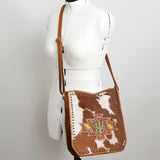 American Darling Large Crossbody Hand Tooled Genuine Leather Western Women Bag Handbag Purse | for Cute